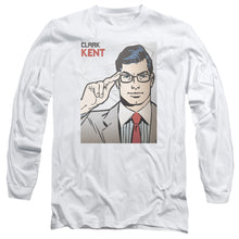 Load image into Gallery viewer, Superman(Dc) Clark Kent Cover Mens Long Sleeve Shirt White