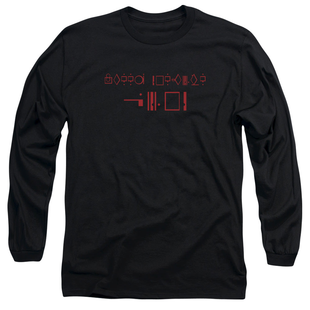Superman Kneel Before Zod Mens Long Sleeve Shirt Black Officially Licensed