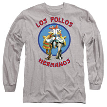 Load image into Gallery viewer, Breaking Bad Los Pollos Hermanos Mens Long Sleeve Shirt Athletic Heather Officially Licensed