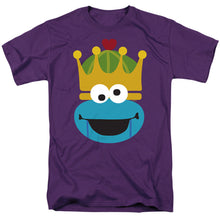 Load image into Gallery viewer, Sesame Street Christmas Nutcracker Cookie Monster Mens T Shirt Purple