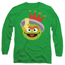 Load image into Gallery viewer, Sesame Street Christmas Nutcracker Oscar The Grouch Mens Long Sleeve Shirt Kelly Green Officially Licensed