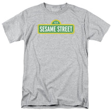 Load image into Gallery viewer, Sesame Street Logo Mens T Shirt Athletic Heather