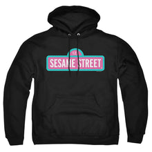 Load image into Gallery viewer, Sesame Street Alt Logo Mens Hoodie Black