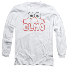 Load image into Gallery viewer, Sesame Street Elmo Letters Mens Long Sleeve Shirt White Officially Licensed