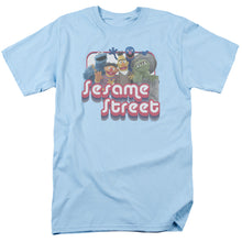 Load image into Gallery viewer, Sesame Street Groovy Group Mens T Shirt Light Blue