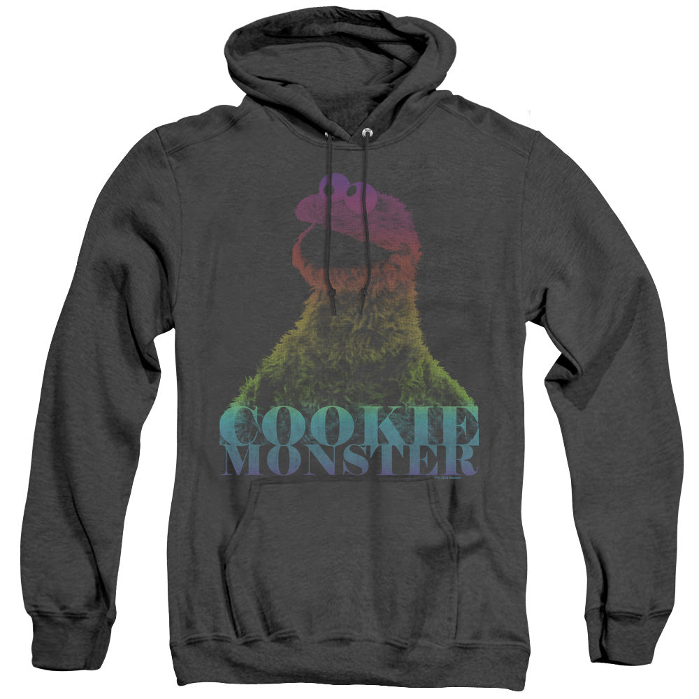 Sesame Street Cm Halftone Heather Mens Hoodie Black