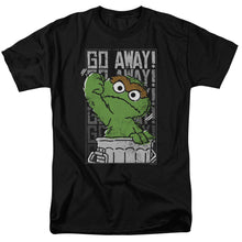 Load image into Gallery viewer, Sesame Street Go Away Mens T Shirt Black