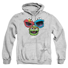 Load image into Gallery viewer, Sesame Street Halftone Heads Mens Hoodie Athletic Heather