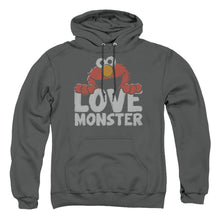 Load image into Gallery viewer, Sesame Street Love Monster Mens Hoodie Charcoal