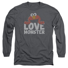 Load image into Gallery viewer, Sesame Street Love Monster Mens Long Sleeve Shirt Charcoal Officially Licensed