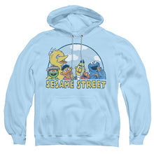 Load image into Gallery viewer, Sesame Street Sesame Group Mens Hoodie Light Blue