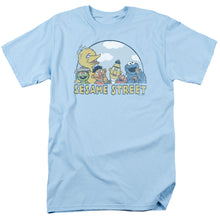 Load image into Gallery viewer, Sesame Street Sesame Group Mens T Shirt Light Blue