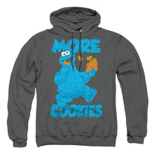 Load image into Gallery viewer, Sesame Street More Cookies Mens Hoodie Charcoal