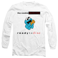 Load image into Gallery viewer, Sesame Street Ready To Dine Mens Long Sleeve Shirt White Officially Licensed