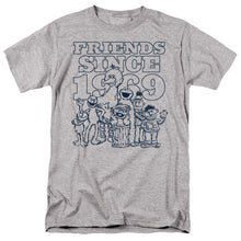 Load image into Gallery viewer, Sesame Street Friends Since Mens T Shirt Athletic Heather
