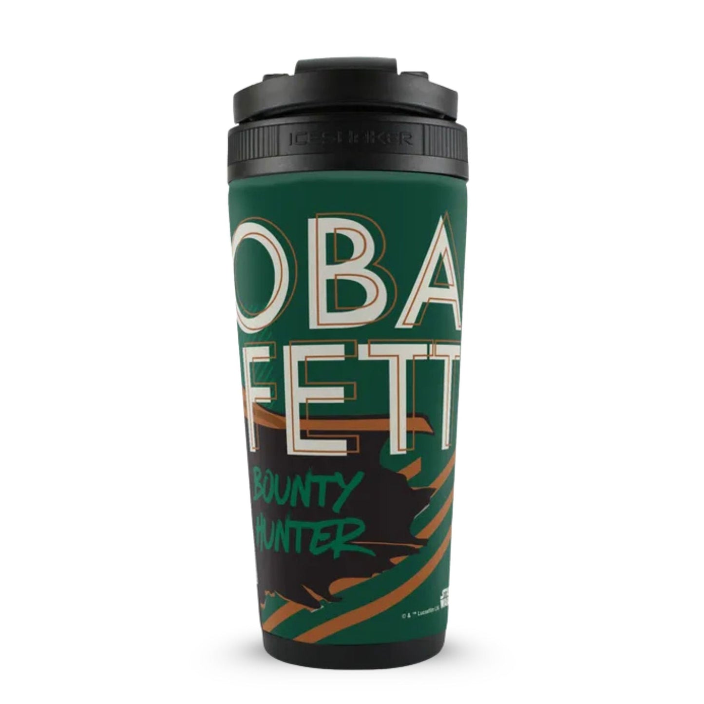 Star Wars Original Trilogy Boba Fett Bounty Hunter 4D Ice Shaker Cup Officially Licensed