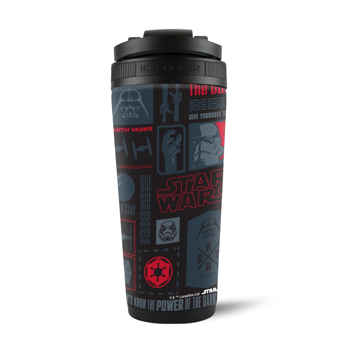 Star Wars Dark Side Empire 4D Ice Shaker Cup Officially Licensed