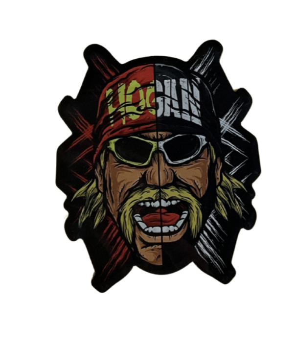 Hulk Hogan Splitface Artwork Acrylic Magnet