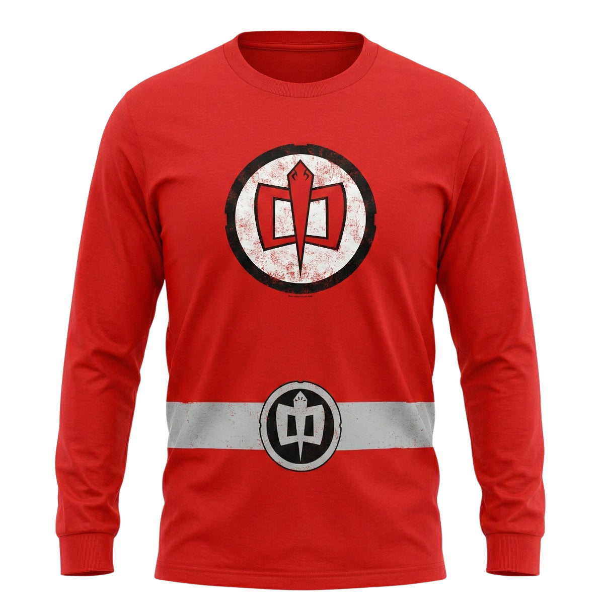 Greatest American Hero Logo Long Sleeve Costume T Shirt Red