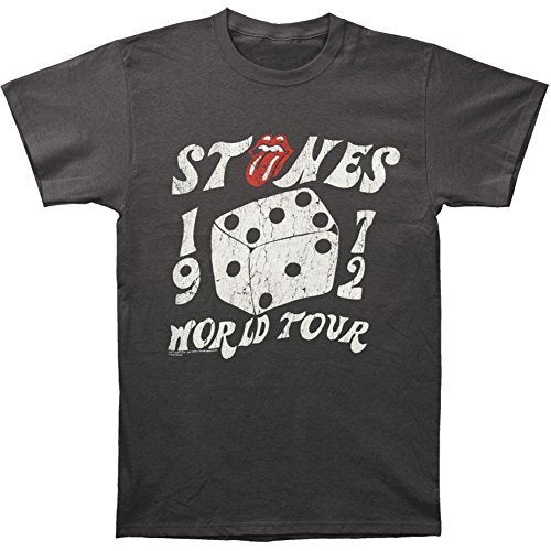The Rolling Stones Men'S The Rolling Stones 1972 Dice Tour T-Shirt, Black, Medium Mens T Shirt