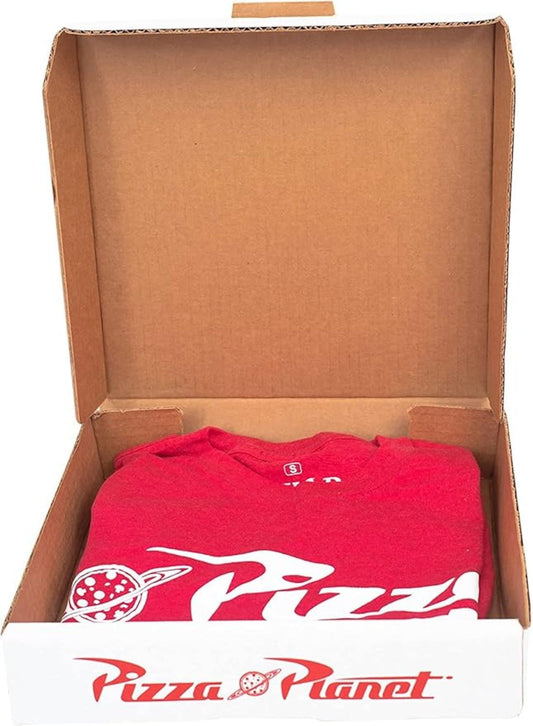 Toy Story Pizza Planet Shirt and Delivery Box Unisex Halloween Cosplay Costume Set