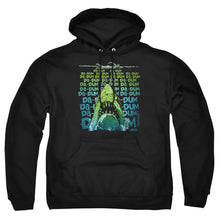 Load image into Gallery viewer, Jaws Da Dum Mens Hoodie Black