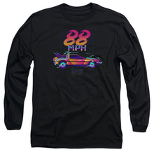 Load image into Gallery viewer, Back To The Future 88 Mph Mens Long Sleeve Shirt Black