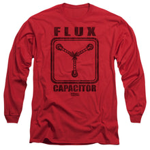 Load image into Gallery viewer, Back To The Future Flux Capacitor Mens Long Sleeve Shirt Red