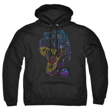 Load image into Gallery viewer, Jurassic Park Neon T-Rex Mens Hoodie Black
