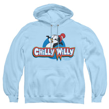 Load image into Gallery viewer, Chilly Willy Logo Mens Hoodie Light Blue