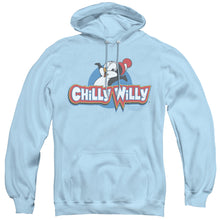 Load image into Gallery viewer, Chilly Willy Logo Mens Hoodie Light Blue
