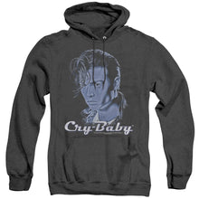 Load image into Gallery viewer, Cry Baby King Cry Baby Heather Mens Hoodie Black