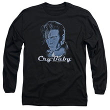 Load image into Gallery viewer, Cry Baby King Cry Baby Mens Long Sleeve Shirt Black
