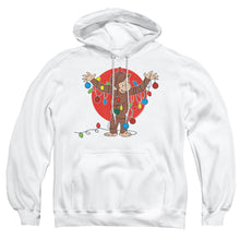 Load image into Gallery viewer, Curious George Lights Mens Hoodie White
