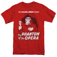 Load image into Gallery viewer, Universal Monsters The Phantom Mens T Shirt Red