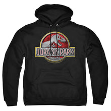 Load image into Gallery viewer, Jurassic Park Logo Mens Hoodie Black
