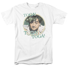 Load image into Gallery viewer, Animal House Toga Mens T Shirt White White