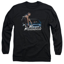 Load image into Gallery viewer, Fast And The Furious Car Ride Mens Long Sleeve Shirt Black Black