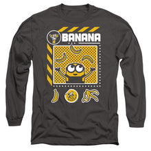 Load image into Gallery viewer, Minions Banana Icons Mens Long Sleeve Shirt Charcoal