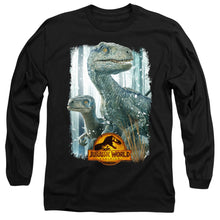 Load image into Gallery viewer, Jurassic World Blue Beauty Shot Mens Long Sleeve Shirt Black Officially Licensed