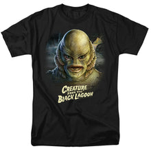 Load image into Gallery viewer, Universal Monsters Black Lagoon Head Mens T Shirt Black