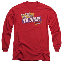 Load image into Gallery viewer, Fast Times Ridgemont High No Dice Mens Long Sleeve Shirt Red Officially Licensed