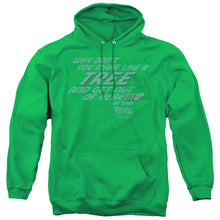Load image into Gallery viewer, Back To The Future Make Like A Tree Mens Hoodie Kelly Green