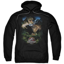 Load image into Gallery viewer, Jurassic Park Happy Family Mens Hoodie Black