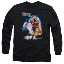 Load image into Gallery viewer, Back To The Future Ii Poster Mens Long Sleeve Shirt Black