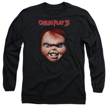 Load image into Gallery viewer, Childs Play 3 Chucky Mens Long Sleeve Shirt Black Black