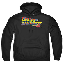Load image into Gallery viewer, Back To The Future Ii Logo Mens Hoodie Black