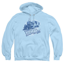 Load image into Gallery viewer, Back To The Future Iii Time Train Mens Hoodie Light Blue