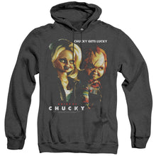 Load image into Gallery viewer, Bride Of Chucky Chucky Gets Lucky Heather Mens Hoodie Black