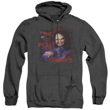 Load image into Gallery viewer, Childs Play 3 Time To Play Heather Mens Hoodie Black